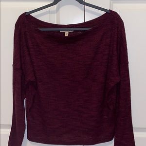 maroon longsleeve